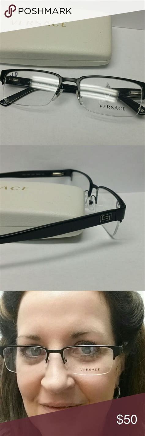 versace 1184|versace rimless eyeglasses for women.